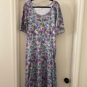 LuLaRoe ‘Ana’ maxi dress, NWOT, Sz 3x